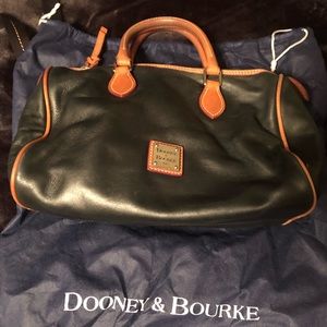 Dooney & Bourke black and brown leather bag